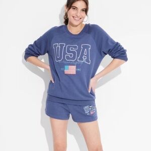 Zoe + Liv Cozy Blue Loungewear Set
